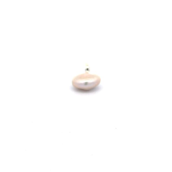 925 Sterling Silver Charm Freshwater Pearl Pendant Charm - Picture 2 of 12